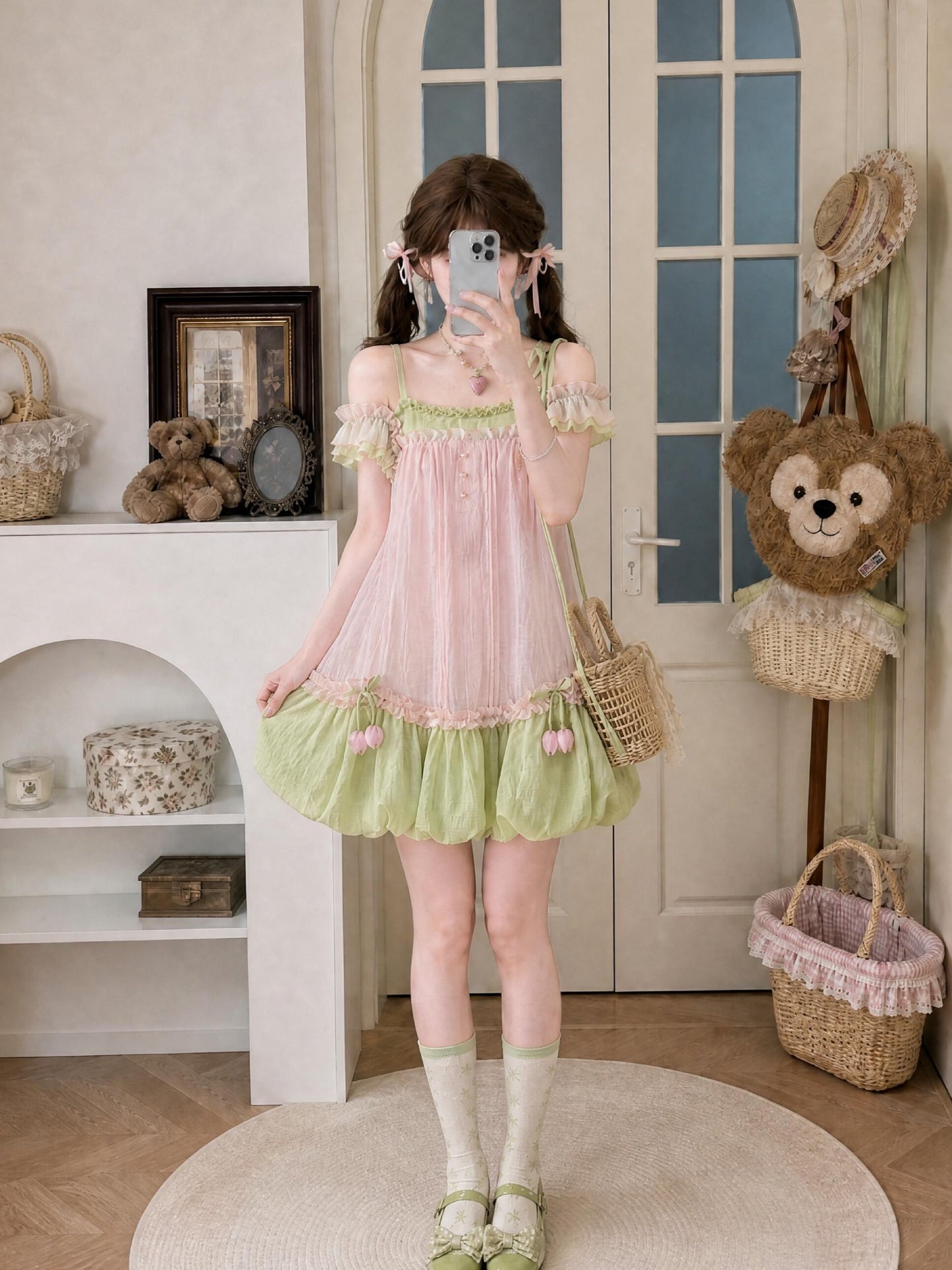 Tulip Bloom Bubble Dress-Dresses-ntbhshop