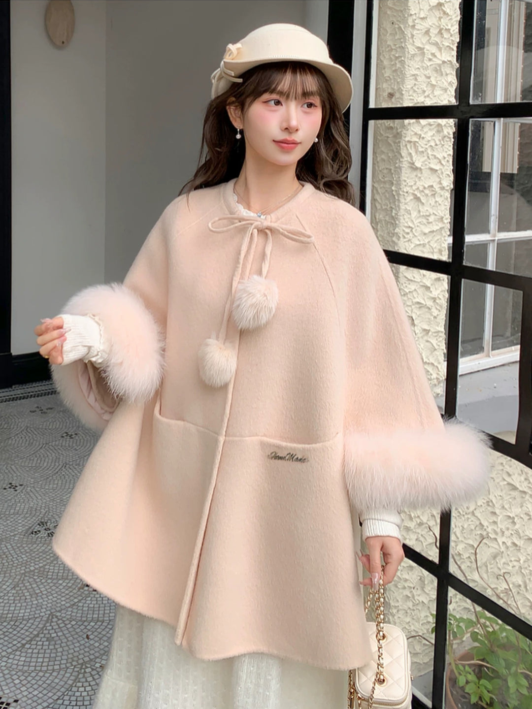 Moonlit Garden Princess Wool Cape Coats