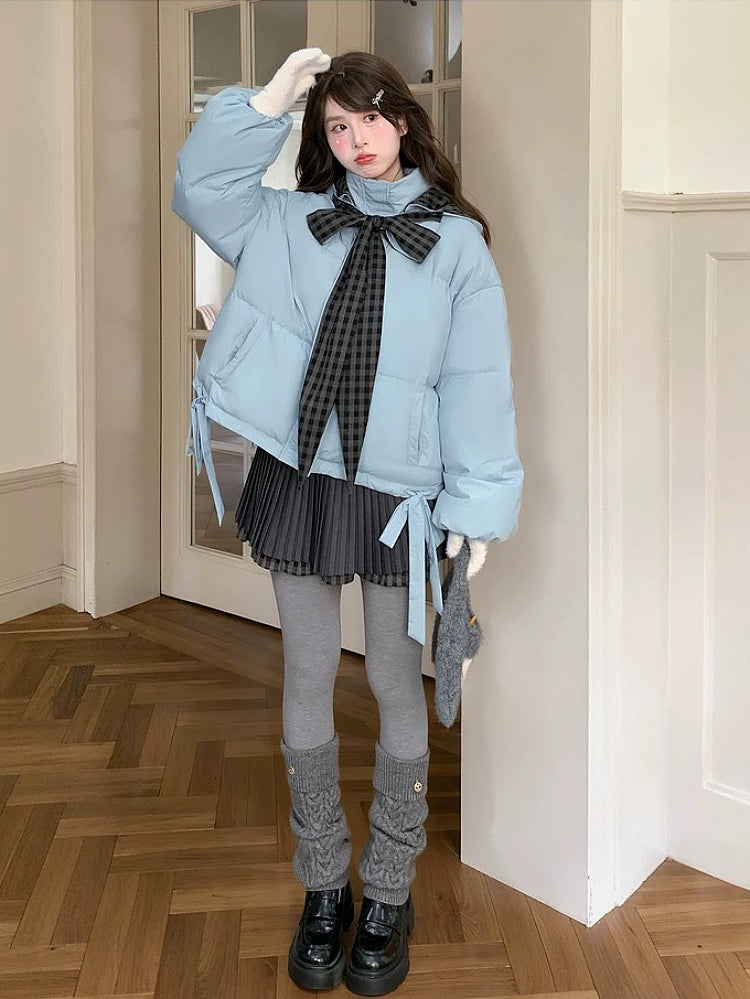 Mooncoal Double Hem Pleat Skirts-ntbhshop