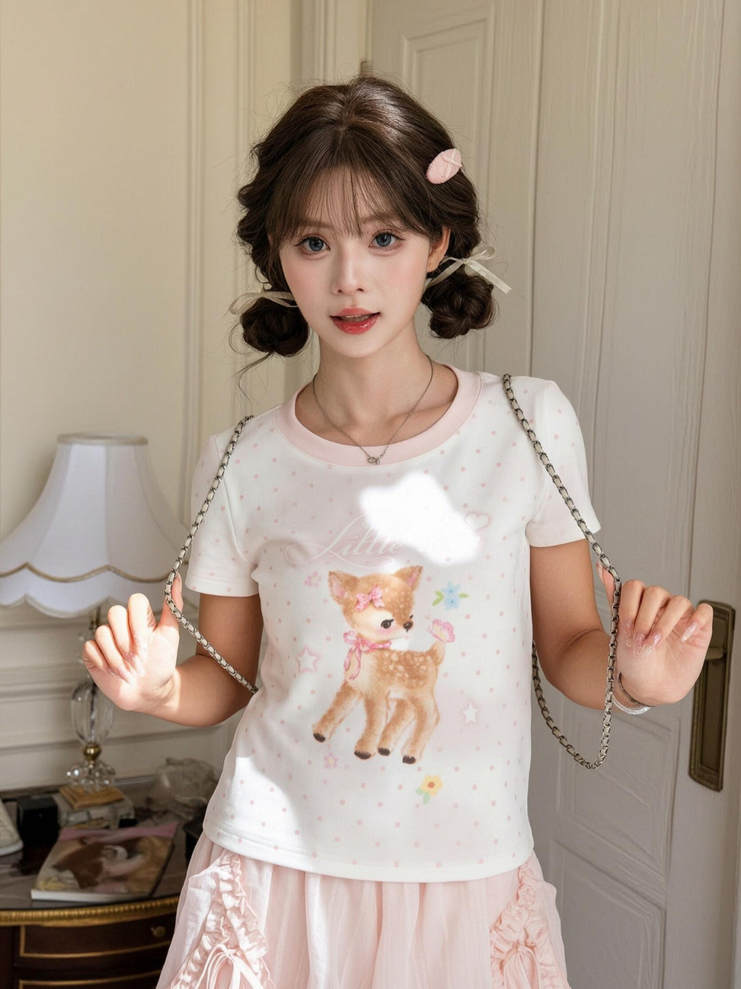 Dear Bambi Baby Tee-Tops-ntbhshop