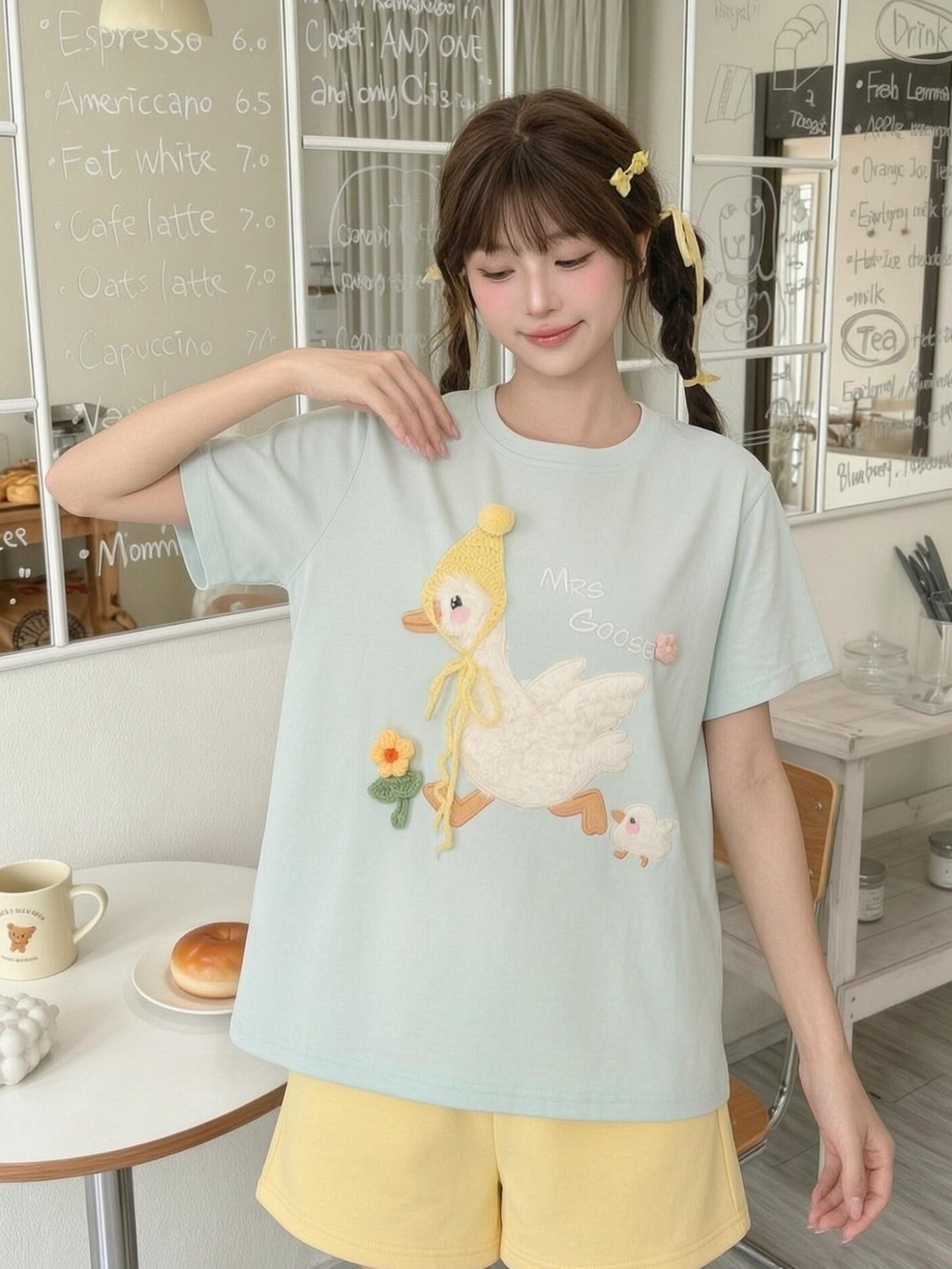 Mrs. Goose Parade Tee-Tops-ntbhshop
