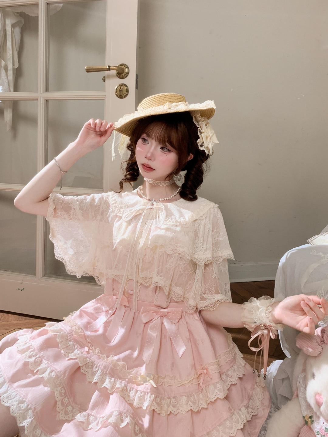 Bunny Belle Veil Cape-Outerwear-ntbhshop