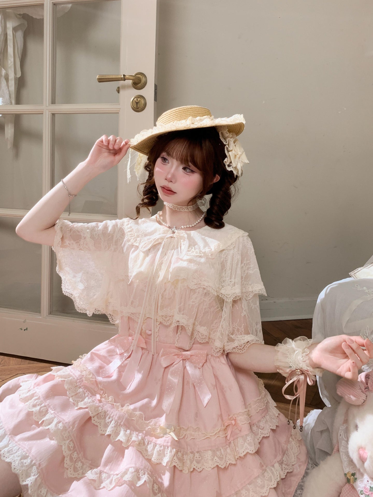 Bunny Belle Veil Cape-Outerwear-ntbhshop