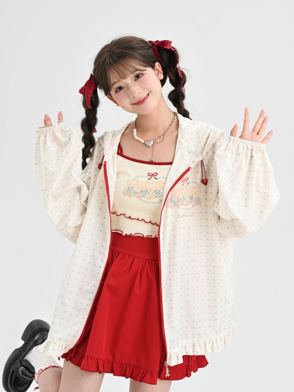 Teddy Dot Sun Jacket-Outerwear-ntbhshop