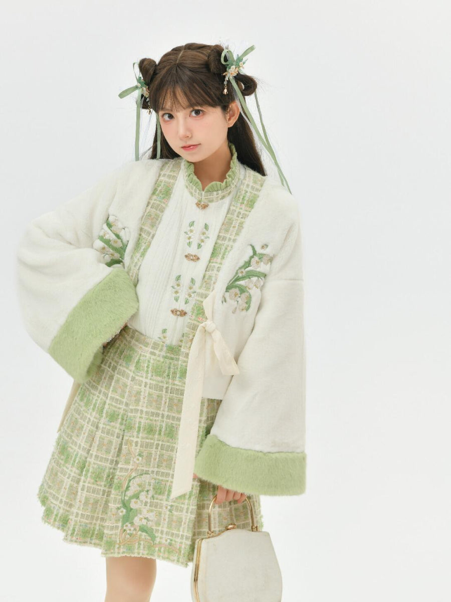 Lily of the Valley Tweed Coat & Skirt
