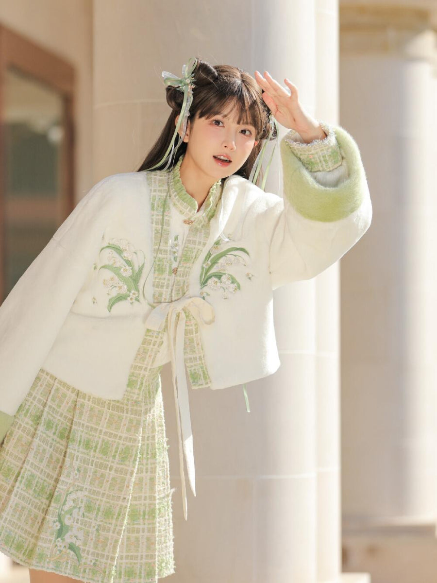Lily of the Valley Tweed Coat & Skirt