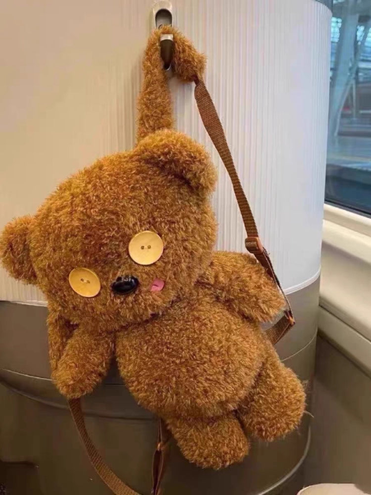 Hug Me Teddy Plush Backpack-ntbhshop