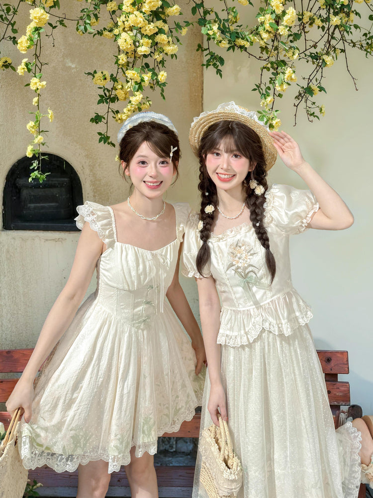 Lily Veil Ruffle Blouse-Tops-ntbhshop