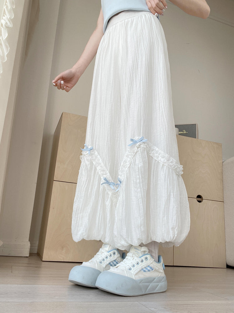 Cloud Ribbon Bubble Pants-Bottoms-ntbhshop