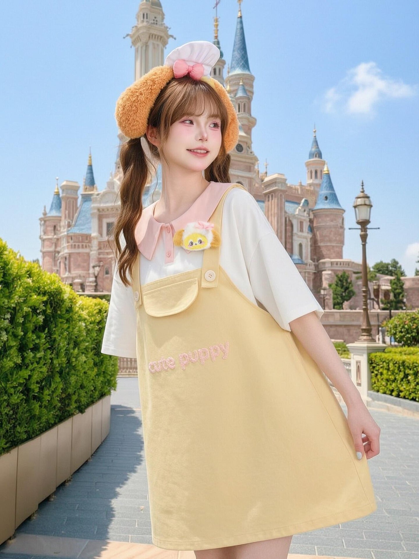 Puppy Honey Cotton Dress-Dresses-ntbhshop