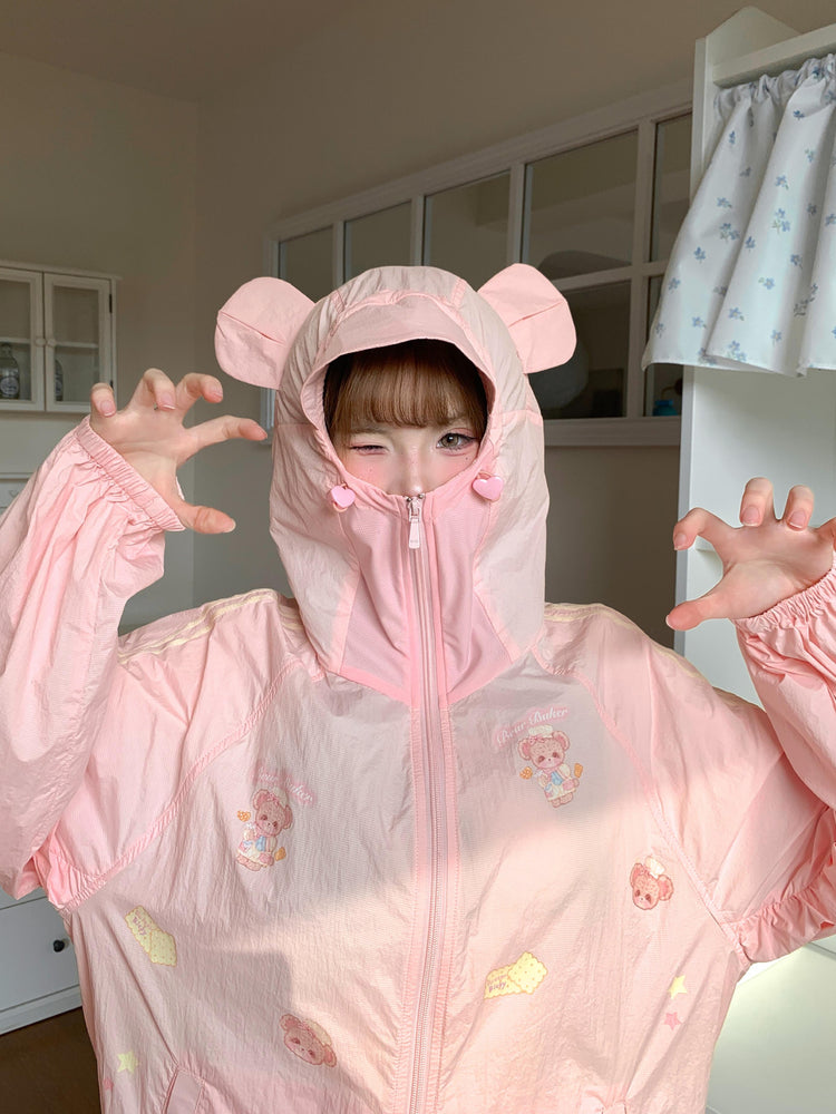 Bakery Bear Petaline Sun Jacket-Outerwear-ntbhshop