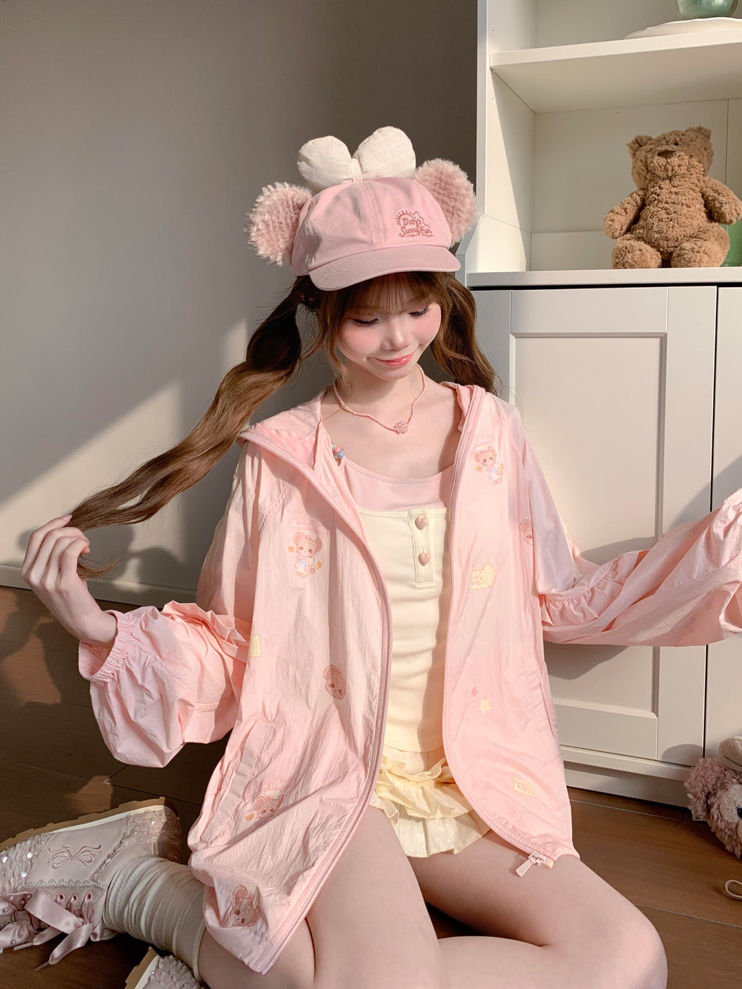 Bakery Bear Petaline Sun Jacket-Outerwear-ntbhshop
