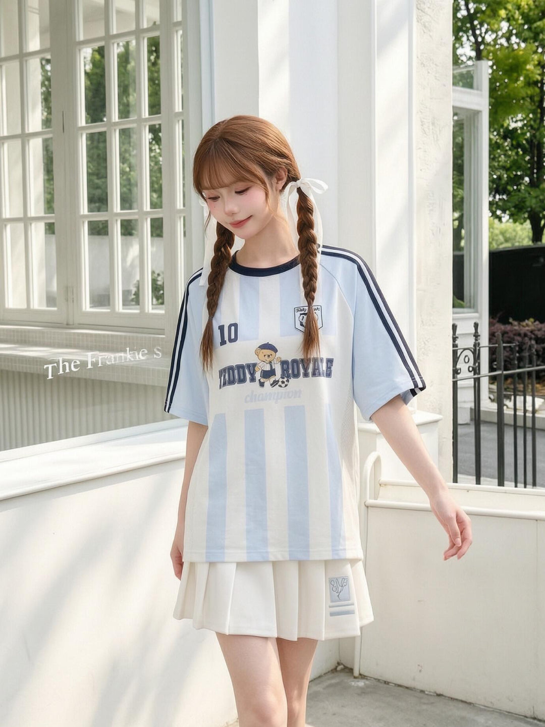 Teddy Royale Stripe Jersey-Tops-ntbhshop
