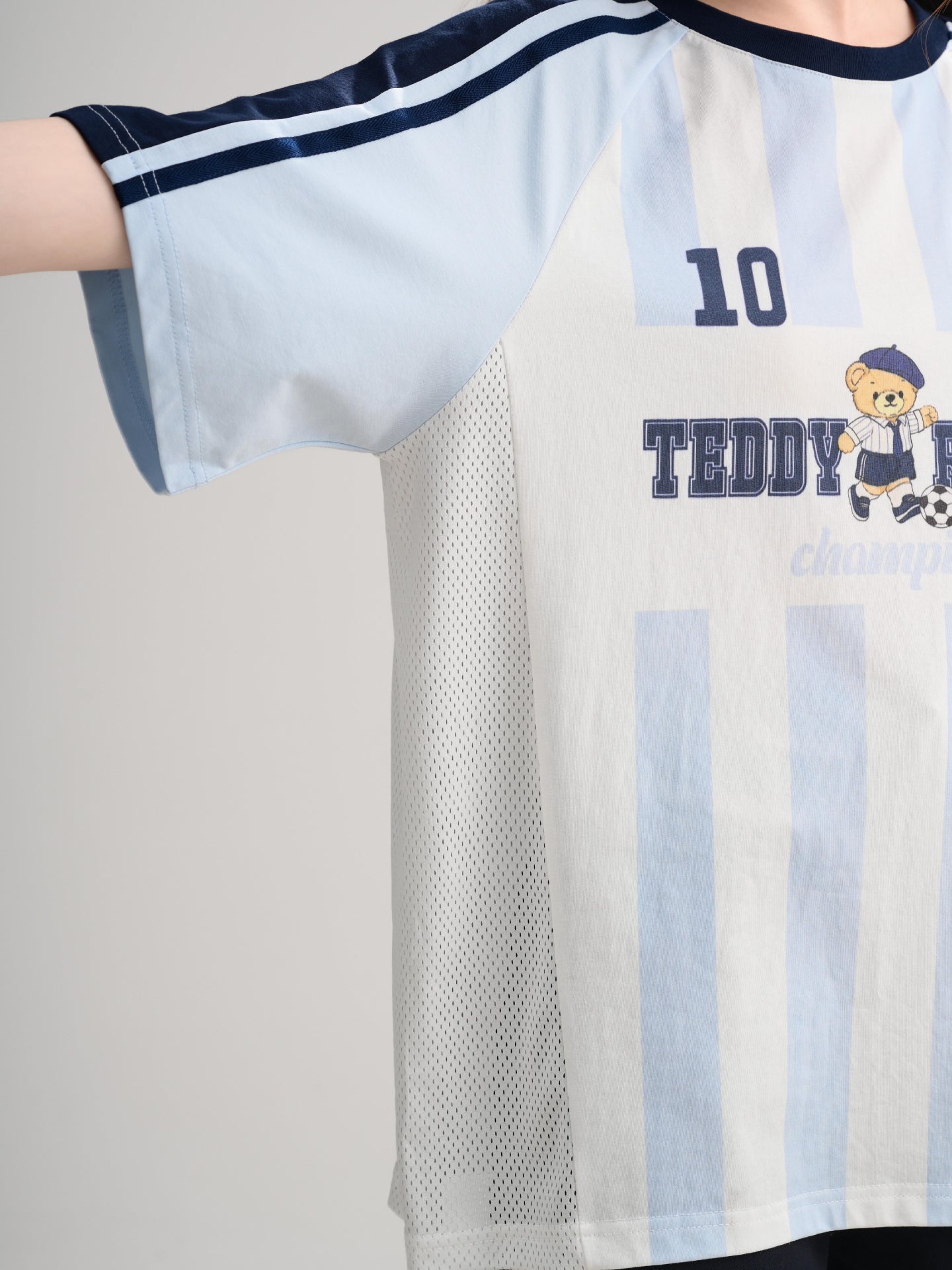 Teddy Royale Stripe Jersey-Tops-ntbhshop