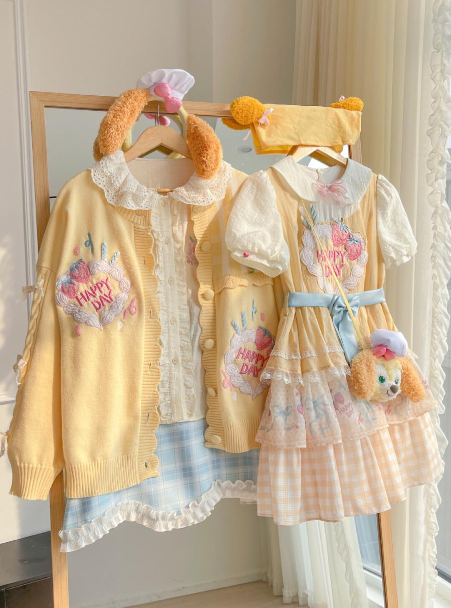 Happy Day Knit Cardigan-Outerwear-ntbhshop