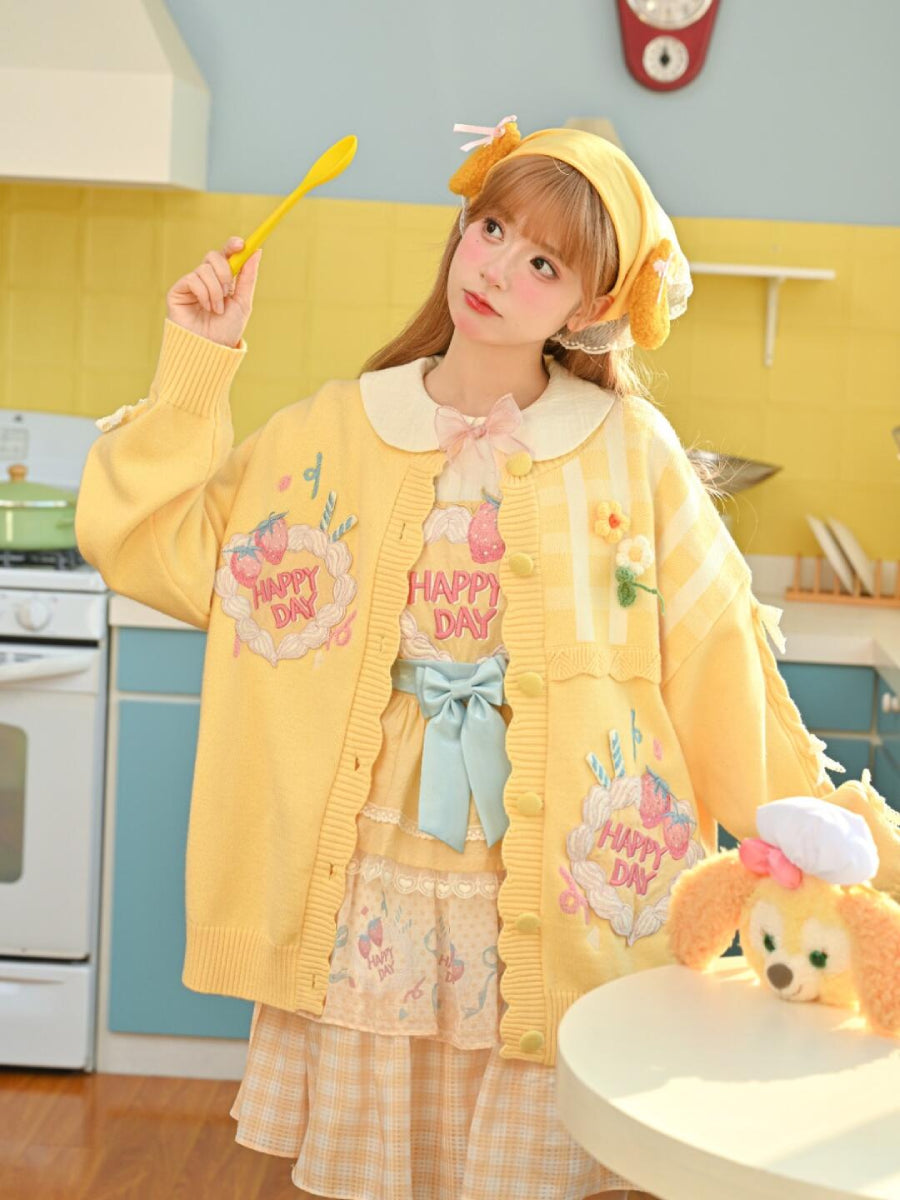 Happy Day Knit Cardigan-Outerwear-ntbhshop