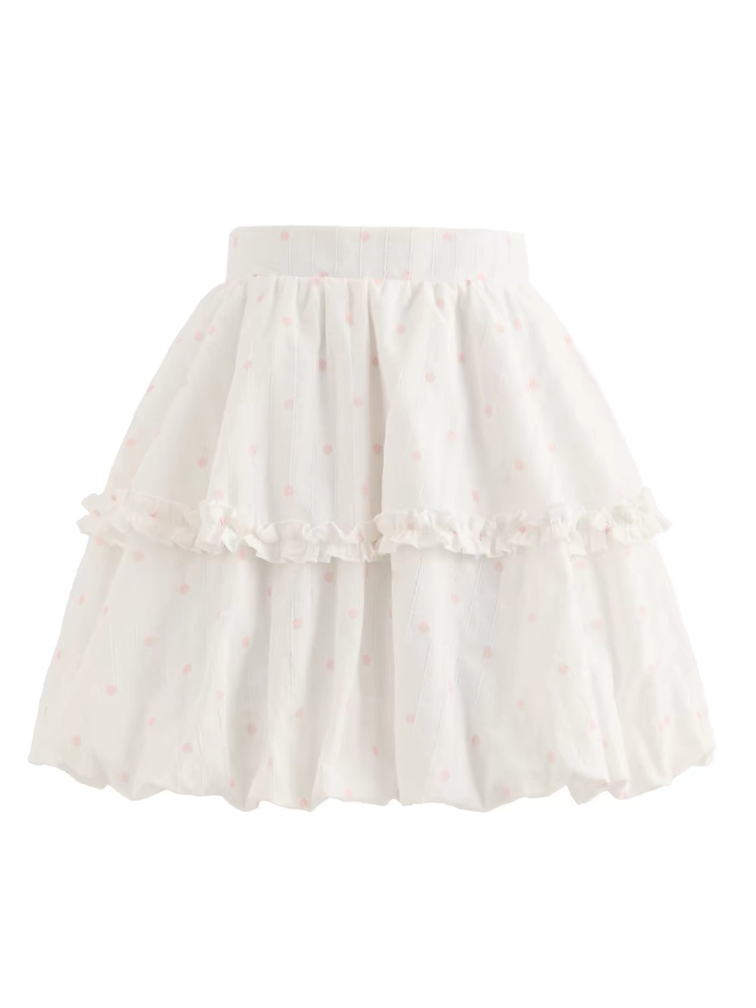 Polka Puff Bubble Skirts-Bottoms-ntbhshop