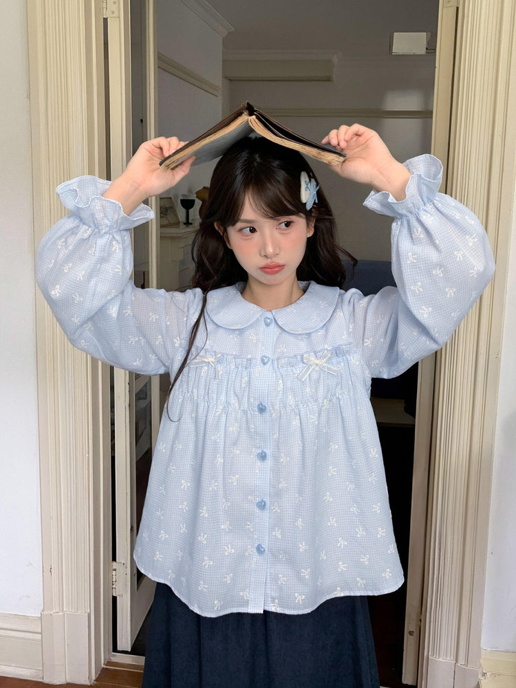 Poetry Garden Babydoll Blouses-Tops-ntbhshop