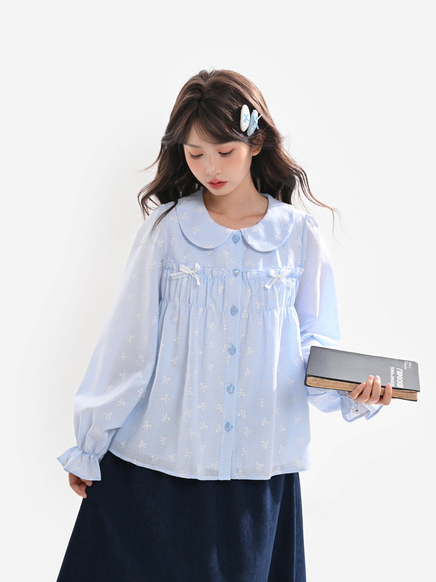 Poetry Garden Babydoll Blouses-Tops-ntbhshop