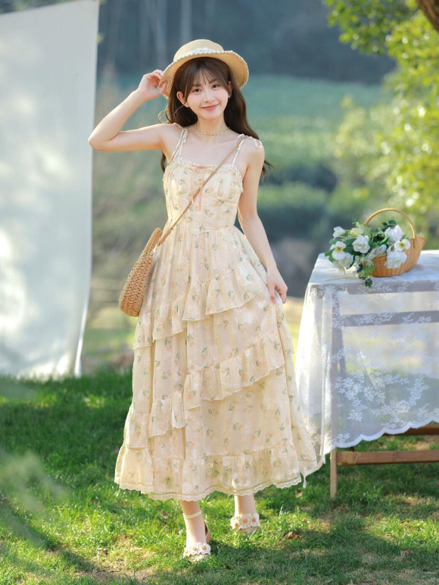 Blossom Dew Cardigan & Sundress-Sets-ntbhshop