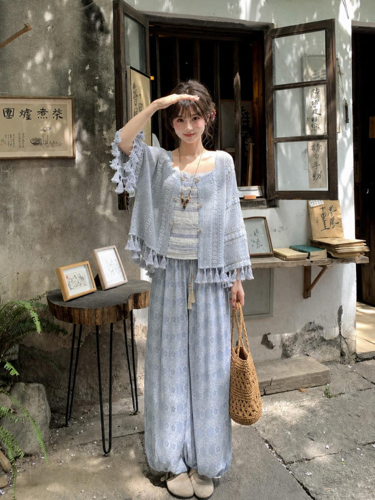 Bohemian Drape Pants-Sets-ntbhshop