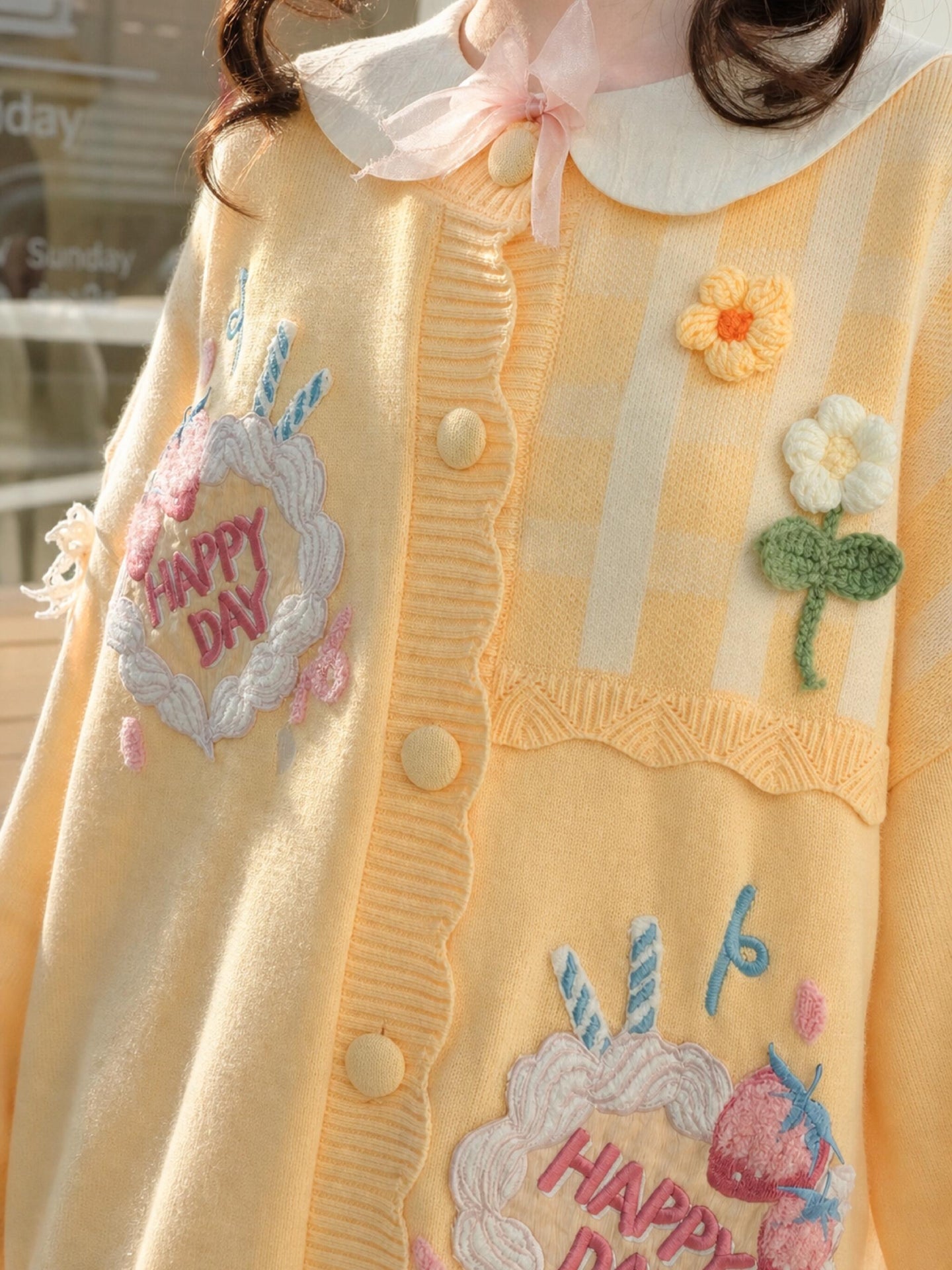 Happy Day Knit Cardigan-Outerwear-ntbhshop