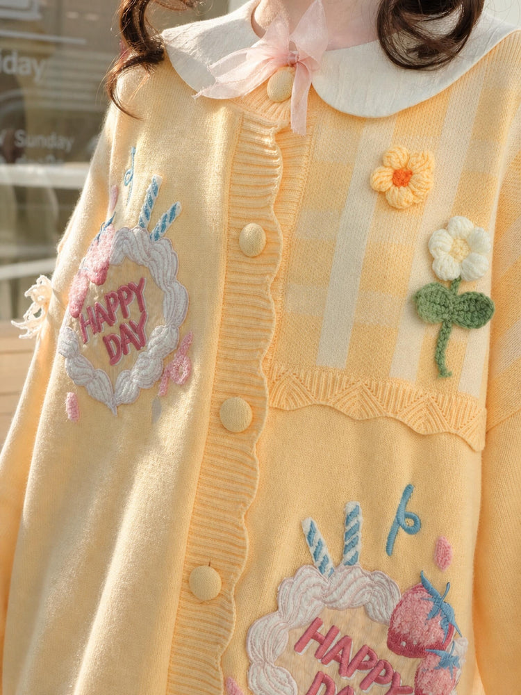 Happy Day Knit Cardigan-Outerwear-ntbhshop