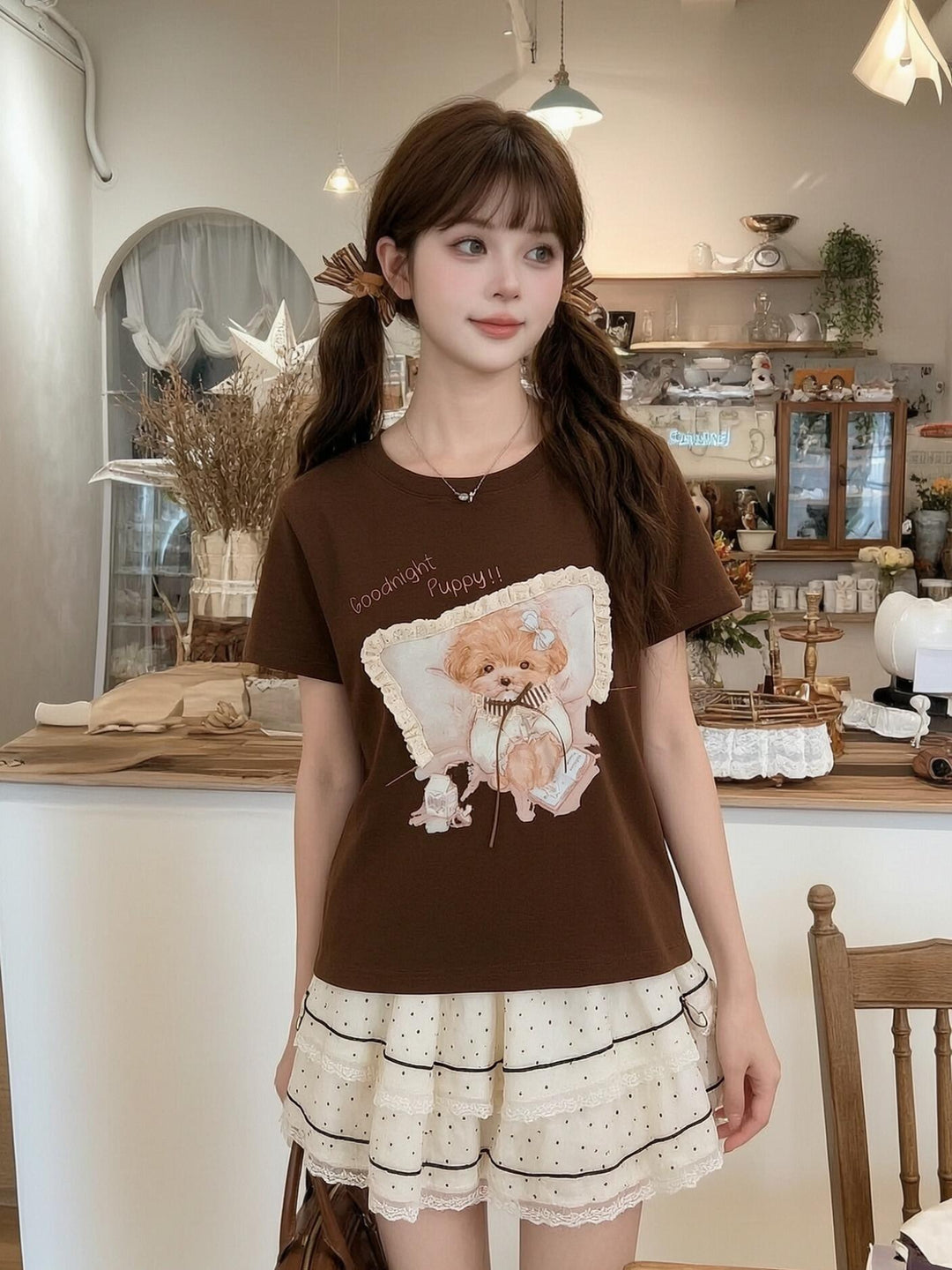 Goodnight Puppy Dream Tees-Tops-ntbhshop