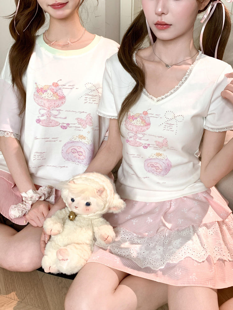Berry Parfait Baby Tee-Tops-ntbhshop