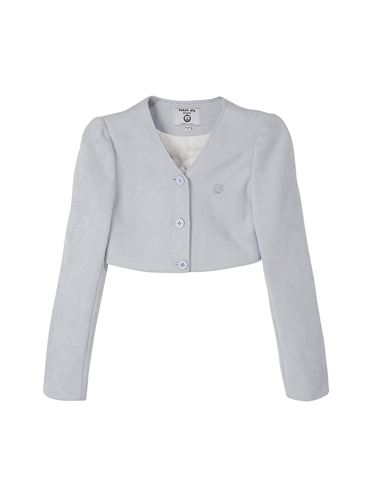 Mocha Bear Crop Jackets & Dresses-ntbhshop