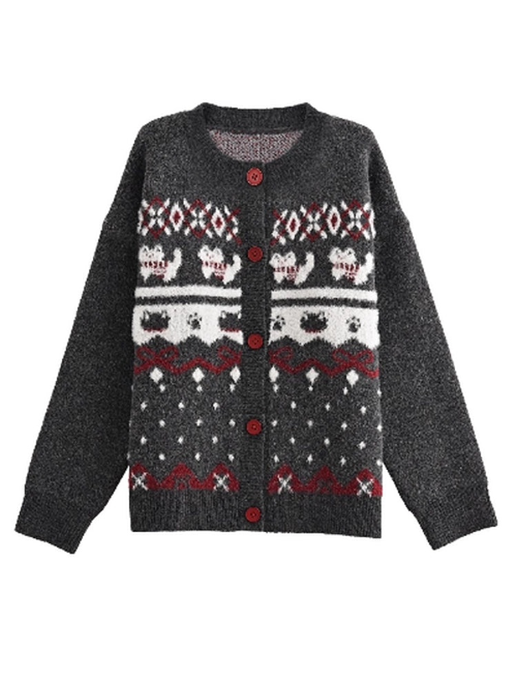 Whisker Tales Nordic Knit Sweaters-ntbhshop