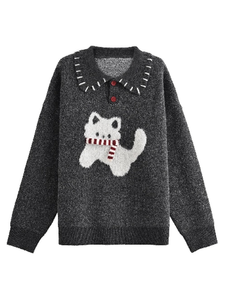 Whisker Tales Nordic Knit Sweaters-ntbhshop