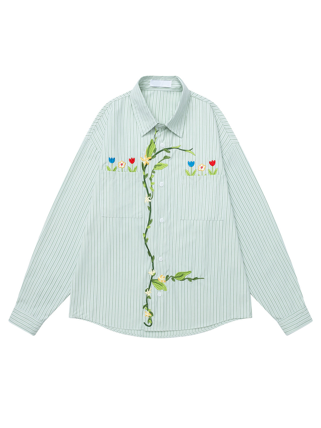 Garden Sprout Stripe Shirts-Tops-ntbhshop