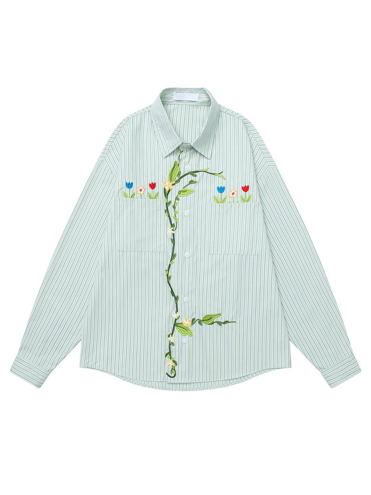 Garden Sprout Stripe Shirts-Tops-ntbhshop