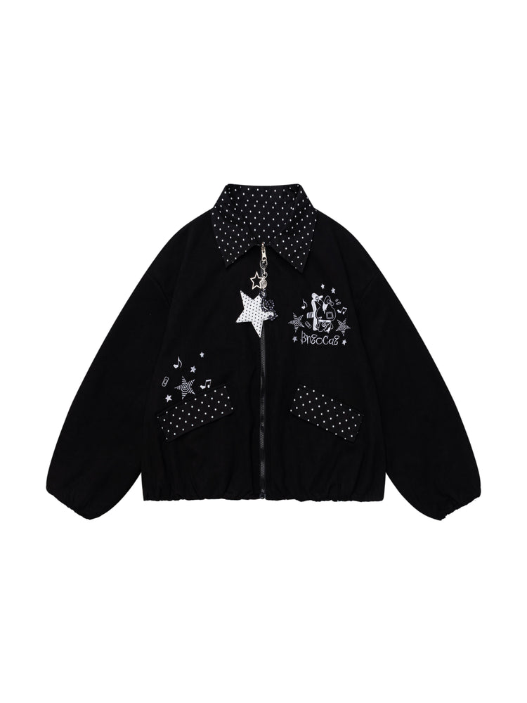 Whimsy Melody Reversible Jackets-Outerwear-ntbhshop