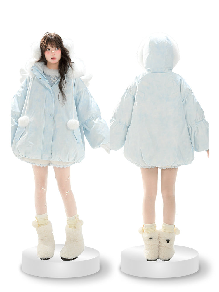 Cloudwish Angel Puffer Jackets-ntbhshop