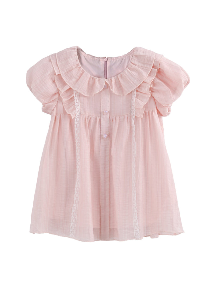 Soft Doll Collar Blouses-Tops-ntbhshop