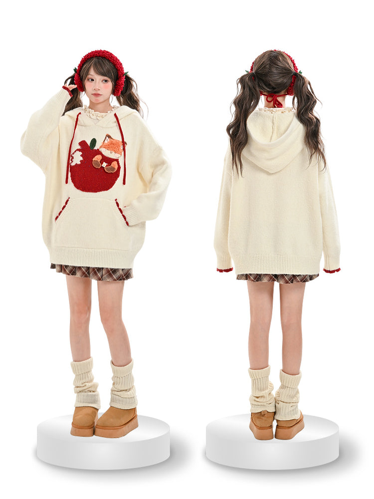 Apple Fox Cozy Orchard Knit Sweaters-ntbhshop