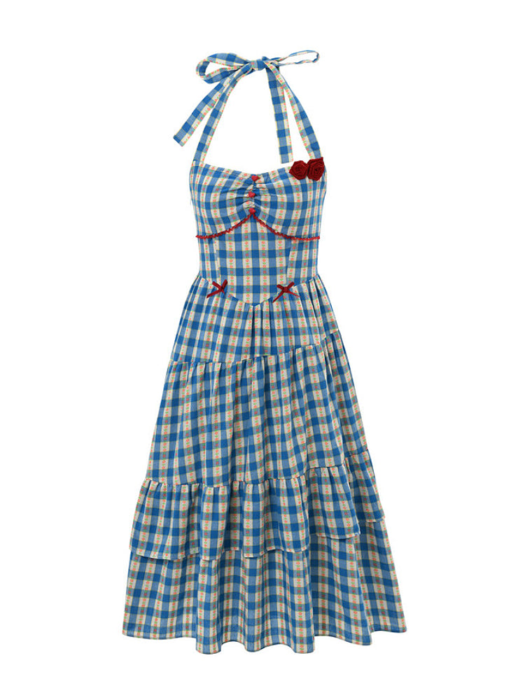 Cherry Cherry Knit Cardigan & Halter Dress-Sets-ntbhshop