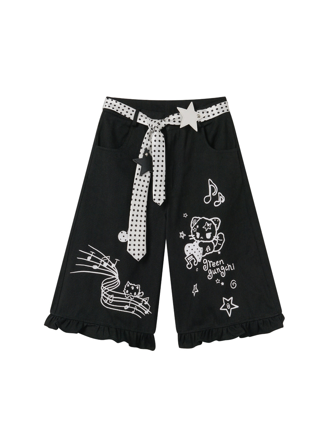 Melody Kitty Culotte Shorts-Bottoms-ntbhshop