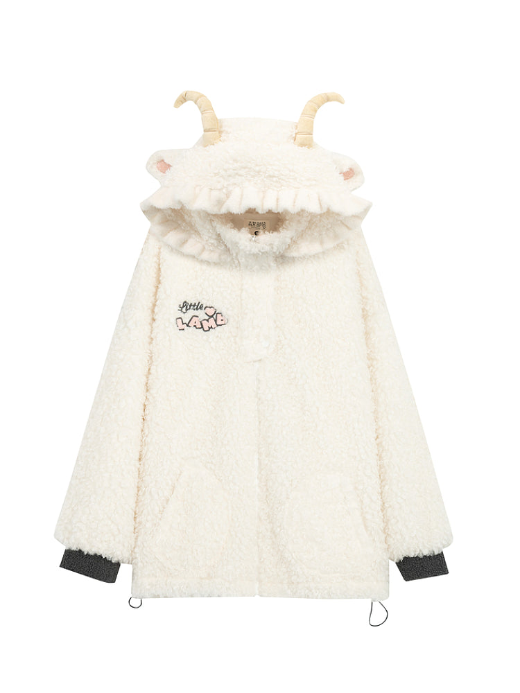 Moonmilk Lamb Cozy Fleece Jacket & Bag-ntbhshop
