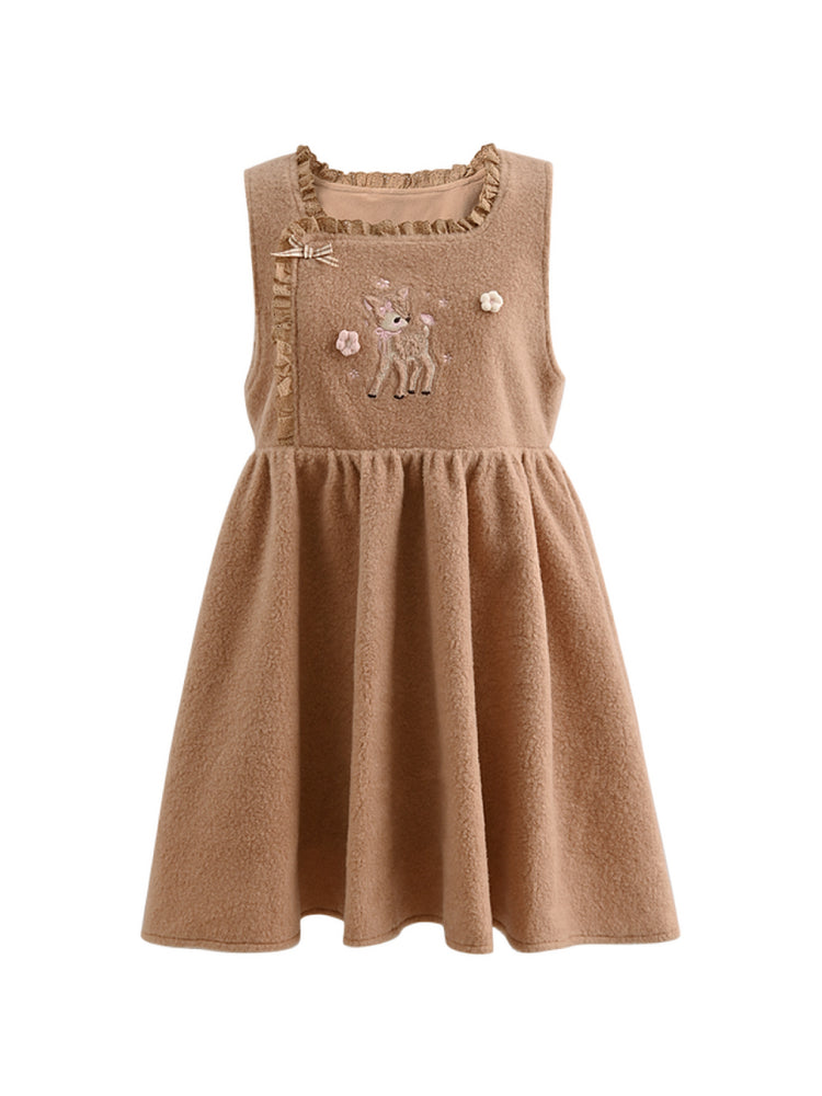 Dear Bambi Cottage Apron Dress-ntbhshop