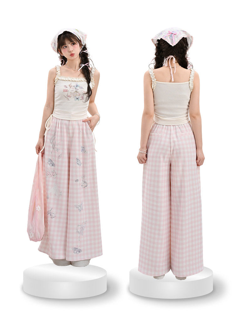 Butterfly Blush Lounge Pants-Bottoms-ntbhshop