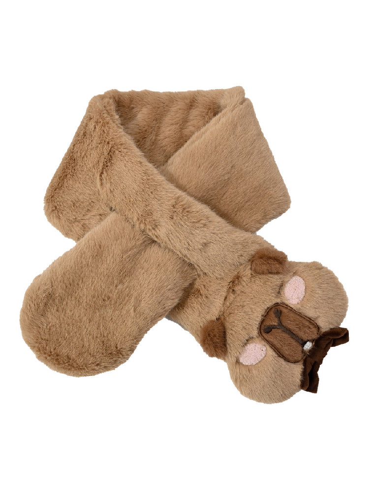 Capybara Cloud Hug Scarf, Earmuffs & Gloves-ntbhshop