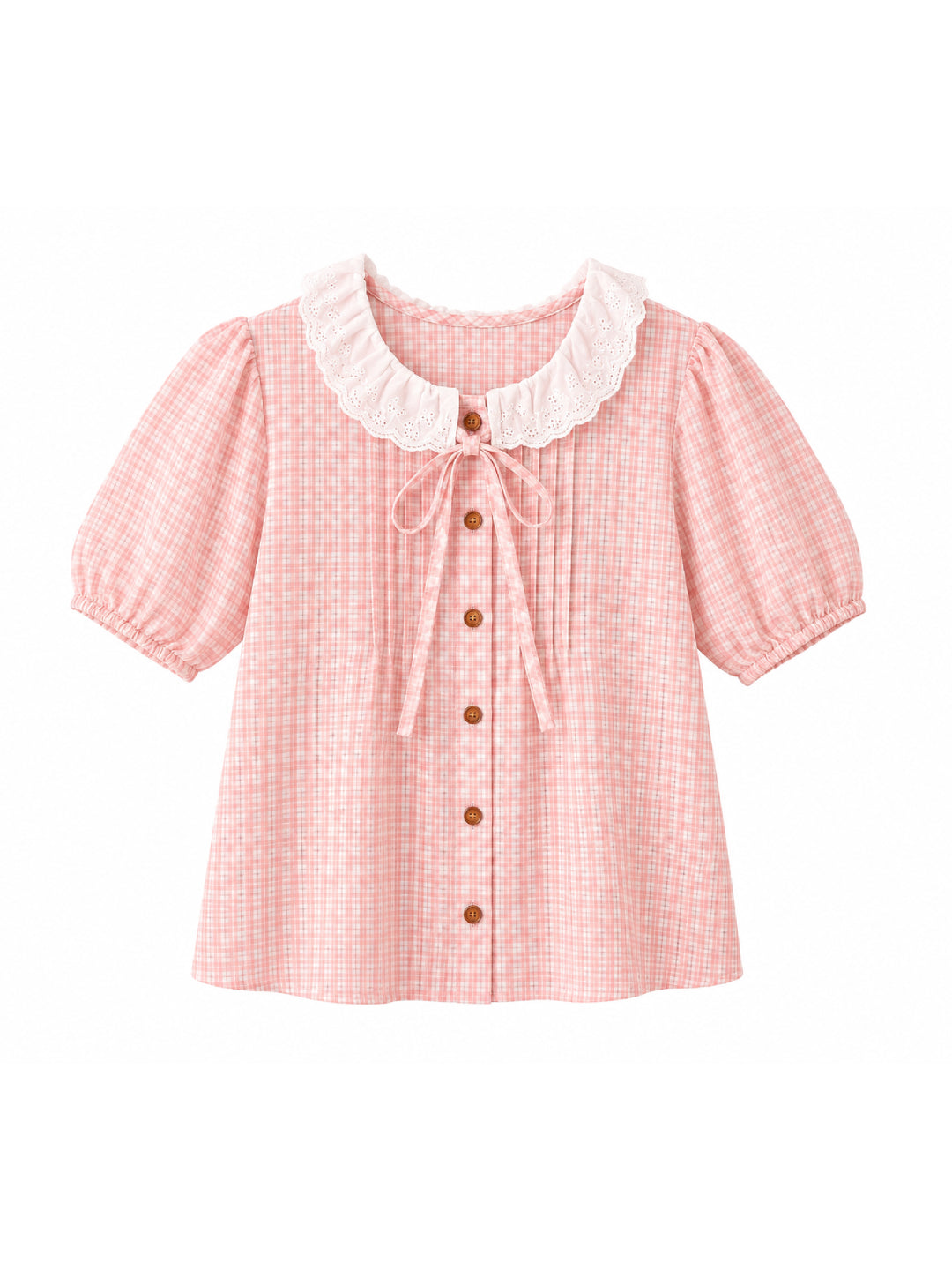 Strawberry Diary Blouse & Denim Bubble Dress-Sets-ntbhshop