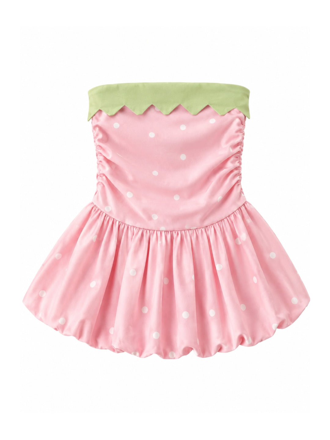Strawberry Diary Bubble Top, Cardigan, & Skirt-Sets-ntbhshop