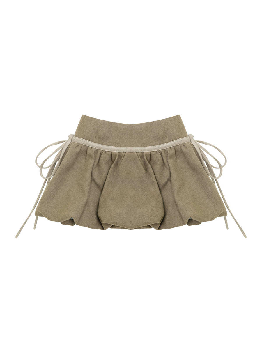 Cocoa Ribbon Tweed Skirts-Bottoms-ntbhshop