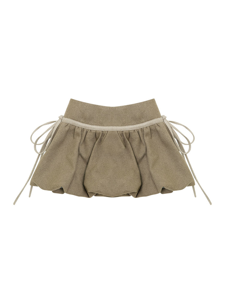 Cocoa Ribbon Tweed Skirts-Bottoms-ntbhshop