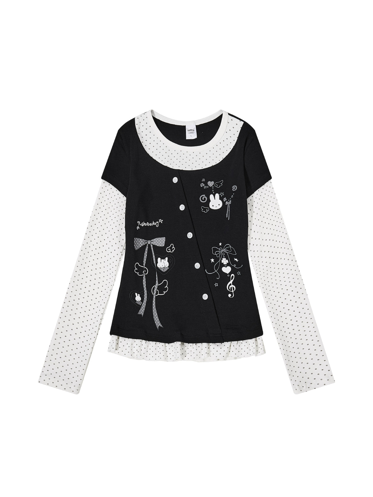 Bunny Melody Layered Tops-Tops-ntbhshop