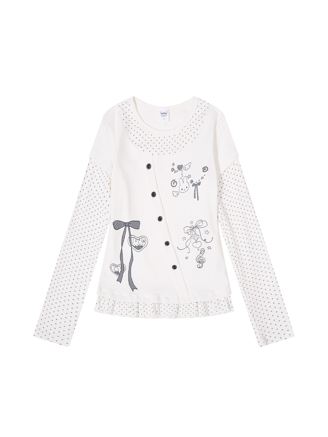 Bunny Melody Layered Tops-Tops-ntbhshop